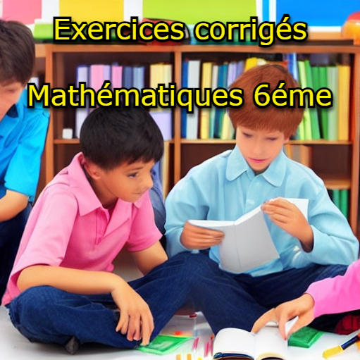 Exercices corrigés de mathématiques 6éme 14 Exercices corrigés de mathématiques 6éme