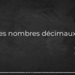 Les nombres décimaux exercices corrigés maths 6éme