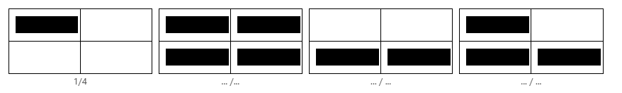 Les Fractions : Exercices corrigés pour la classe de sixième (6ème) 15 Fraction d'une figure